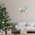 thumbnail image 3 of Stupell Industries Forest Animals & Christmas Tree Holiday Painting Gray Framed Art Print Wall Art, 30 x 24, 3 of 9