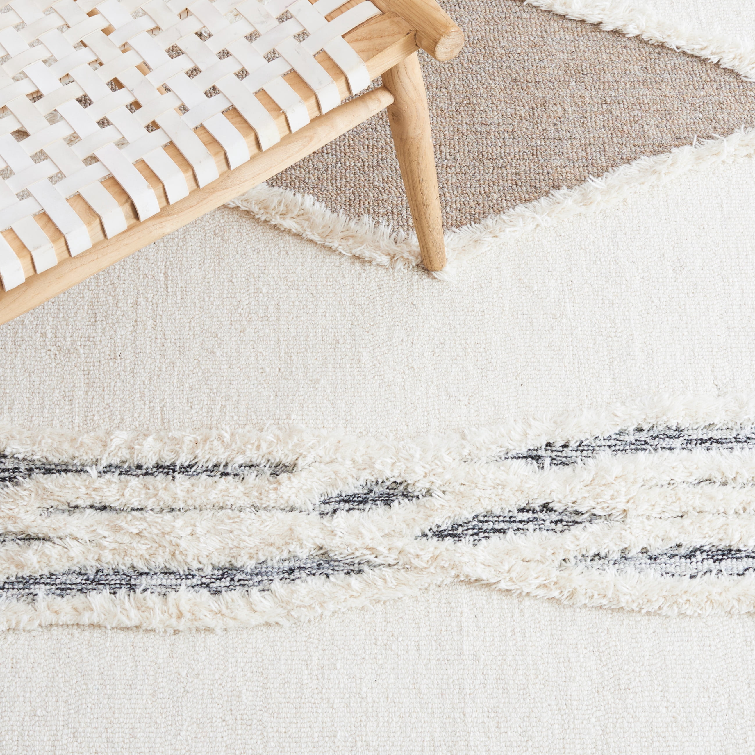 SAFAVIEH Casablanca Katherina Diamond Area Rug, Ivory/Brown, 6' x 9'