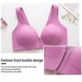 thumbnail image 3 of Sexy push up mujeres más el tamaño de encaje sujetador sin costuras inalámbrico hermosa espalda ajustable bralette reunido sin rastros y anillo de acero ropa interiorpangjing, 3 of 4