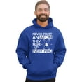 thumbnail image 1 of Adult Never Trust An Atom They Make Up Everything Science Sweatshirt Hoodie, 1 of 1