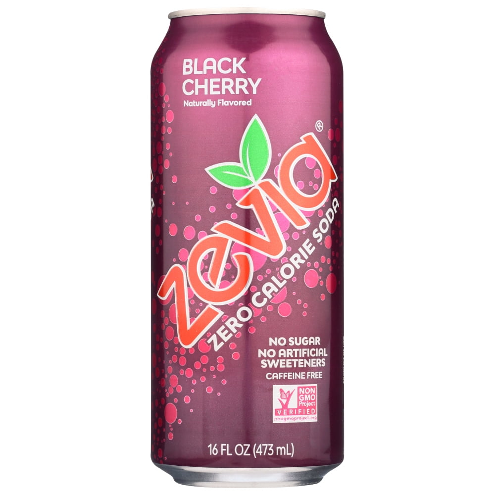 Zevia Soda Black Cherry, 16 Fl Oz