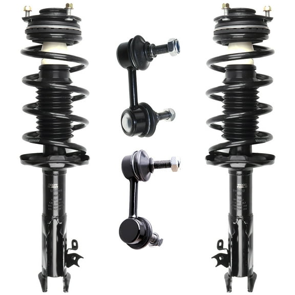 CCIYU Complete Suspension Kit Fits 2006 2007 2008 2009 2010 2011 for Honda Civic Includes Front Strut Spring Assembly Stabilizer Bar Link