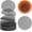 2", variant on Manss Flower Pot Hole Mesh Pad, 4" Rounds Drainage Hole Mesh Pad, Preventing Soil Loss, Anti-Slip, Bonsai Bottom Grid Mat, 100 Pack