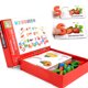 thumbnail image 1 of Gwong Juguete Alfabeto de madera Letras Vegetal Rompecabezas Tarjetas de juego Niños Juguete Educación Earra Gwong 30003569, 1 of 7