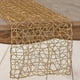 Efavormart 16" X 72" Gold Wire Nest Table Runner, Metallic String Woven ...