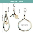 thumbnail image 2 of REOFLYUP 1Pack Wrist Strap Multi Beaded Phone Charm Bracelet Design Free Hands for Daily Use, 2 of 8