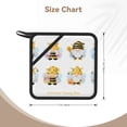 thumbnail image 3 of Sikiie Gnomes Honey Bee Pot Holders Kitchen Insulation Mats Heat Resistant Pot-Holder Oven Anti-Scald Pads for Cooking Baking, 7.1*7.1inch, 3 of 8