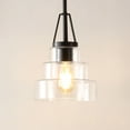 thumbnail image 2 of SAFAVIEH Raylen Clear Iron Pendant Light with Clear Shade, 2 of 8