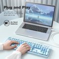 thumbnail image 3 of Teclado Atelus Large Print USB con cable para PC portátil Windows, 3 of 7