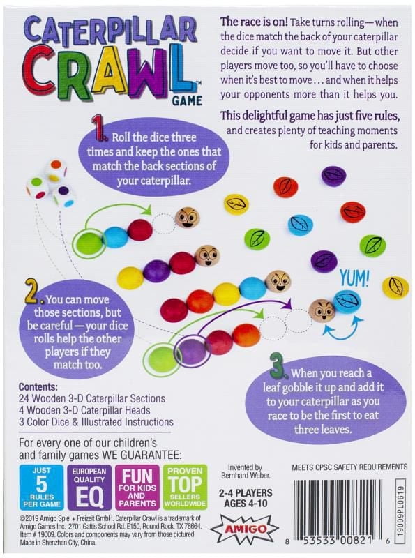 CATERPILLAR CRAWL - ANGLAIS