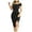 Black Dress, variant on Women's Bodycon Split Dress Solid Color Tops Off Shoulder Short Sleeve Clothing Wedding Cocktail Party Summer Dresses for Female Blue XXL Discount