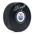 thumbnail image 1 of Andrew Mangiapane Autographed Edmonton Oilers Hockey Puck, 1 of 1