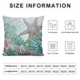 thumbnail image 5 of Nautical Coastal Throw Pillow Covers Summer Beach Theme Outdoor Pillow Covers Pillow Cases Linen Cushion Covers for Couch Bed Sofa Home Decor, 5 of 5