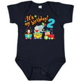 thumbnail image 3 of Inktastic Its My Birthday- Circus Train 2nd Birthday Boys or Girls Baby Bodysuit, 3 of 5
