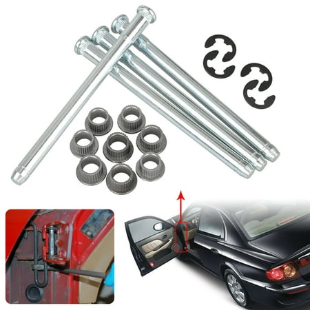 - TSV For Auto 1988-2002 Compatible with Chevy GMC GM Trucks 4 Pins 2 Door Both Door Hinge Pin and Bushing Kit