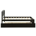 thumbnail image 6 of Aukfa Twin Bed with Trundle - Wooden Platform Bed Frame for Kids Teens - Espresso, 6 of 8