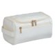 thumbnail image 4 of Bolsa de maquillaje de PU, bolsa de almacenamiento de maquillaje, bolsa de afeitado retro de viaje, bolsa de negocios de gran capacidad beige, 4 of 9