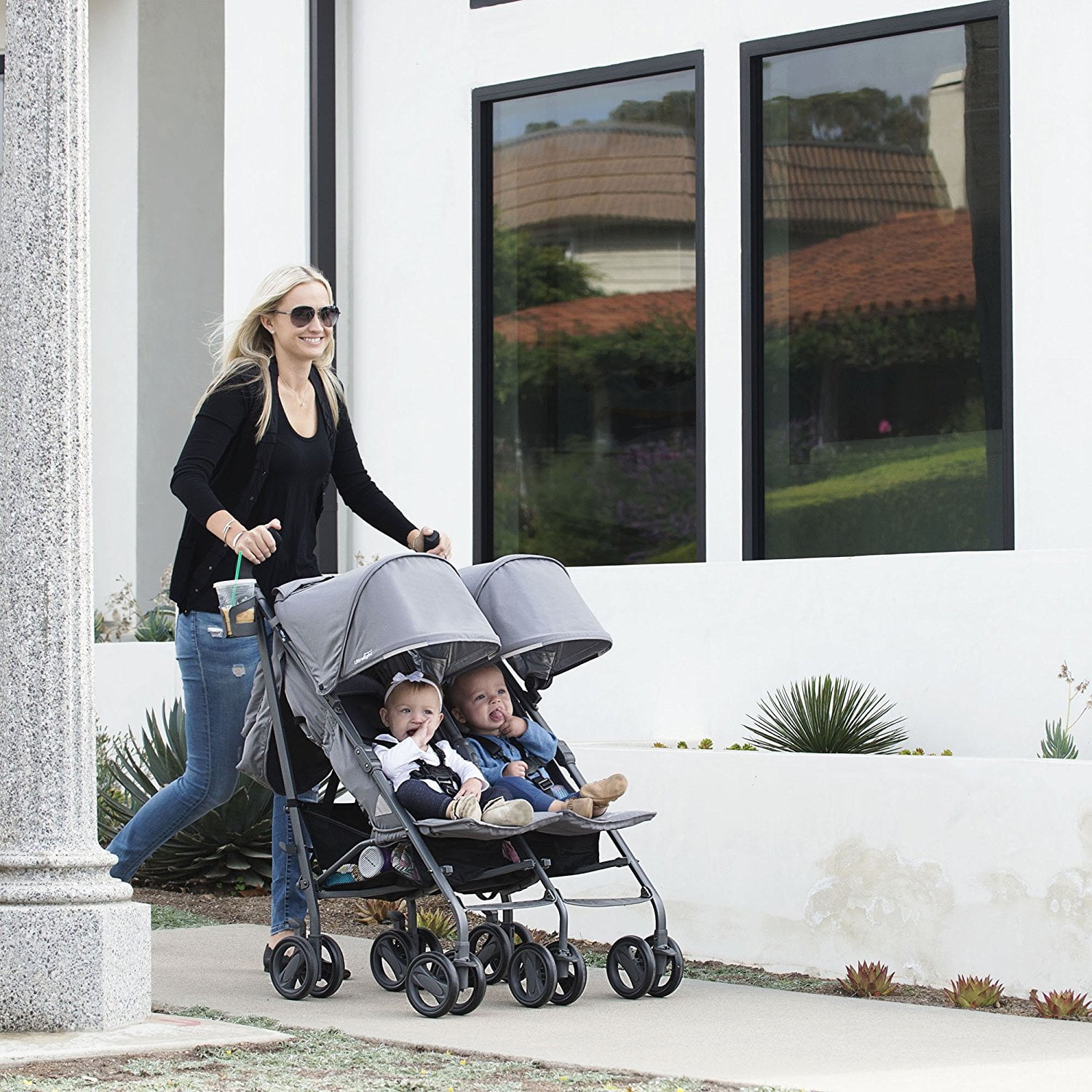 Joovy twin groove ultralight double stroller hotsell