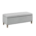 thumbnail image 3 of MARTHA STEWART Rectangular Storage Bench with Light Grey Finish MT105-0156, 3 of 5