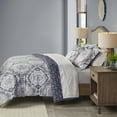 thumbnail image 6 of Home Essence Gordy Reversible Complete Bedding Set, King, Navy, 6 of 20