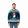 thumbnail image 1 of Chandail Pingouin Mignon avec Pompon Chandail Ugly Christmas pour Homme, 1 of 4