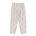 thumbnail image 5 of Naloa Cute Poodle Dog Print Women’s Ultra-Soft Comfy Pajama Lounge Pants with Pockets & Drawstring, 5 of 8