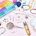 thumbnail image 3 of Crafts Glass Seed Beads Tiny Pony Beads Assorted Kit with Organizer Box for Jewelry Making, 3 of 5