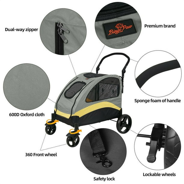 Heavy top duty pram