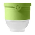 thumbnail image 2 of 3 Inch Large Round Ice Ball Maker Food Grade Silicone Mold for Whiskey and Cocktails Slow Melting Sphere Tray for Home Bar and Party Use, Light Green, 2 of 3
