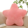 thumbnail image 3 of Hvmvliv 12x12in Plush Star Pillow Five Pointed Star Pillow Stuffed Pillow Toy Soft Cozy Velvet Star Shaped Pillow Cute Pillow Toy for Kids Pink, 3 of 3
