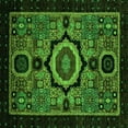 thumbnail image 1 of Ahgly Company Indoor Square Abstract Green Modern Area Rugs, 3' Square, 1 of 4