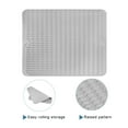 thumbnail image 2 of Unique Bargains Tapis de Séchage en Silicone pour Vaisselle, Grand Tapis de Comptoir Résistant à la Chaleur Gris (Ripplé), 2 of 5