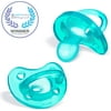 Chicco PhysioForma Silicone One-Piece Orthodontic Pacifier 16-24m Teal 2pk