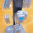 thumbnail image 2 of 4" Cube Bin for Pegboard or Slat wall, 4-Pack, 2 of 5