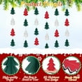 thumbnail image 3 of 2 Pcs 3D Christmas Garland Topboutique Christmas Tree Paper Streamers Party Xmas Tree Hanging Garland for Baby Shower New Year Party Supplies,Red White Green,13ft/Pc, 3 of 7
