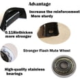 thumbnail image 3 of Bicicleta Training Wheels Mehome para niños de 12 a 20 pulgadas, color negro, 3 of 7