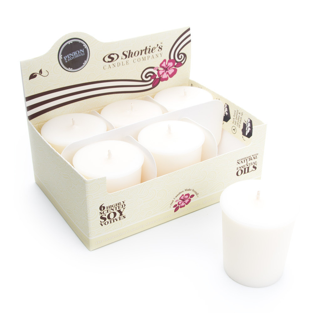 Pinyon & Patchouli Soy Votive Candles Scented with Natural Fragrance
