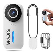 SJCAM C110+ 4K30FPS Action Camera Ultra HD with EIS, 170 Degree Wide Angle 98FT Waterproof Camera (White)