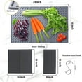 thumbnail image 4 of Sparklane - Collapsible Dish Drying Mat, Silicone Drying Mat for Kitchen Counter, Dish Drying Pad with Hook, 24x16in Non-Slip Silicone Dish Drying Mat, Easy to Clean (Translucent), 4 of 12