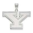 thumbnail image 1 of Sterling S. Rh-plated LogoArt Youngstown State University Large Pendant in Sterling Silver, 1 of 2