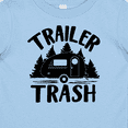 thumbnail image 4 of Inktastic Trailer Trash Camping Humor Boys or Girls Baby T-Shirt, 4 of 5