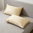 thumbnail image 4 of 2 Pack Envelope Closure Pillowcases, Soft Polyester Pillow Cases for Hair and Skin, Bedroom and Dorm Room Bedding, 4 of 7