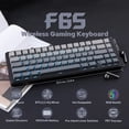 thumbnail image 2 of Teclado EPOMAKER x AULA F65 65% inalámbrico mecánico negro, 2 of 8