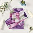thumbnail image 6 of Coolnut Purple Tulip Bathroom Towel Set of 3 with Hand Towel, Wash Cloths & Bath Towel, Extra Aborbent Soft Towels Set Decor for Bathing Home Shower Wash cloth, 6 of 7