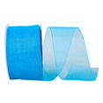 thumbnail image 1 of Reliant Ribbon 25621-913-40K 20.5 in. 50 Yards Chiffon Mono Sheer Ribbon, Turquoise, 1 of 1