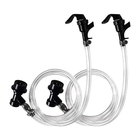Leak Proof Beer Faucet System for BBQs and Weddings Ball Lock Beer Line Assembly Practical Home Brewing Accessory