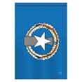 thumbnail image 2 of Breeze Decor 08354 Northern Marianas 2-Sided Vertical Impression House Flag - 28 x 40 in., 2 of 2