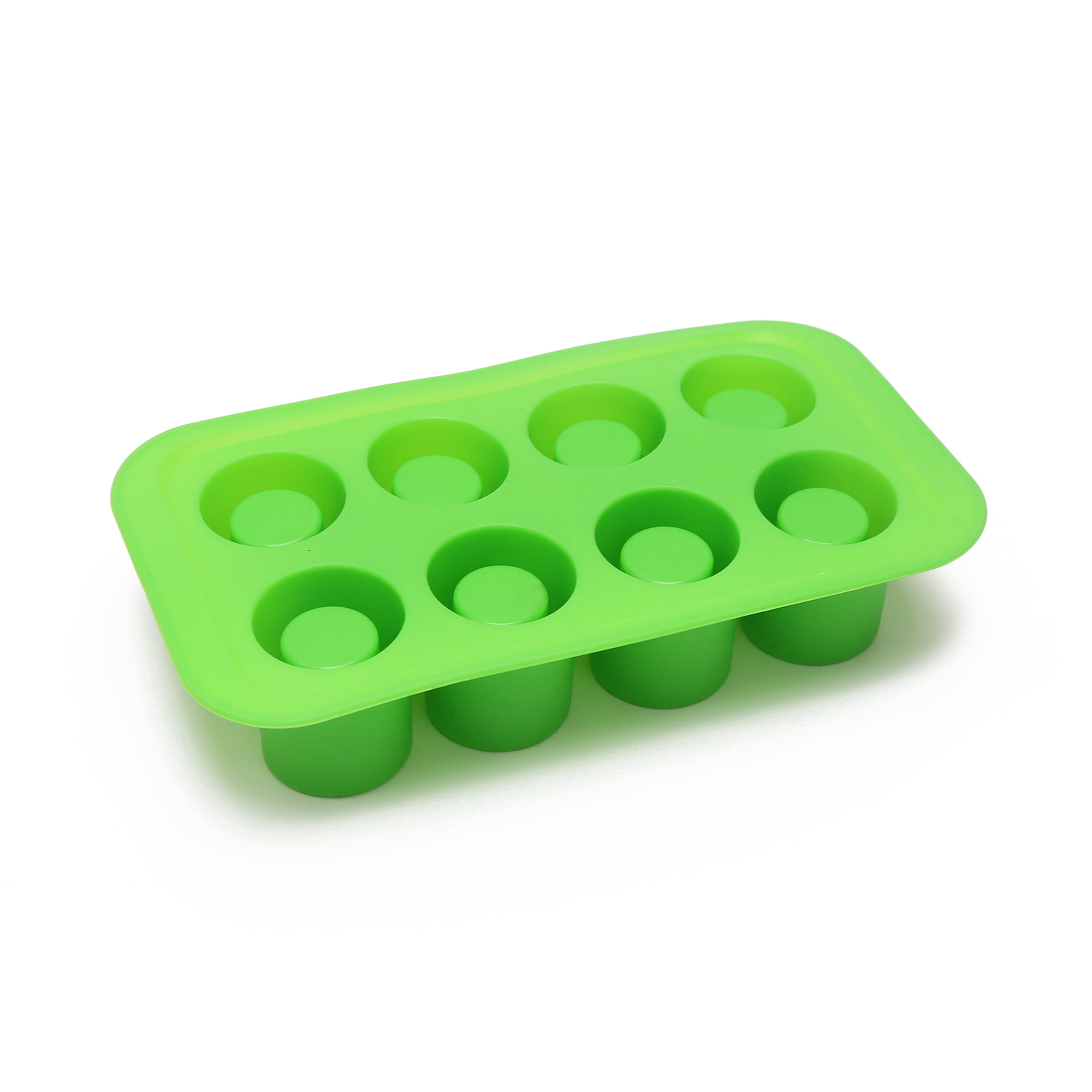 Way To Celebrate 8 Cavities Silicone Mold,Green,Baking,Non-stick,1 Piece