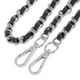 thumbnail image 5 of Bolso de cuero Hugo Cadena de correa de bolso Plata + negro, 5 of 6