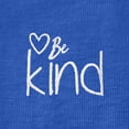 thumbnail image 2 of Dalix Be Kind Embroidered Cotton Relaxed Fit Short Sleeve Crewneck Tee Shirt Women in Royal Blue XL X-Large, 2 of 5